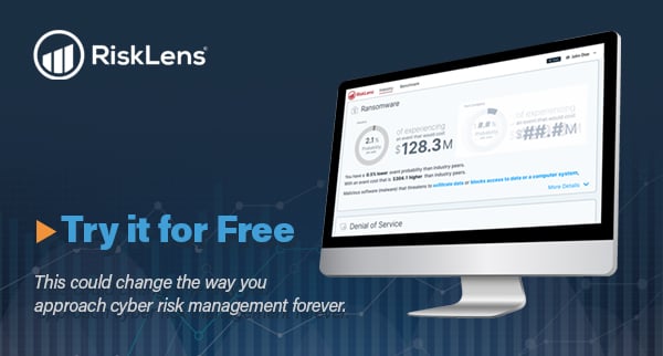 Try RiskLens FREE Industry Cyber Risk Report