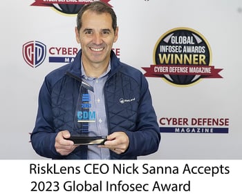 Global Infosec Award 2023 - RiskLens CEO Nick Sanna copy