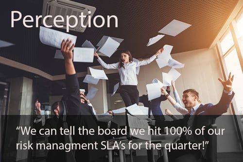 Perception - We Hit Our Risk Management Goals