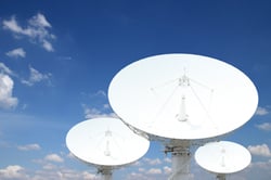 Satellite Dishes - Cyber Risk in Information Industry - RiskLens Cybersecurity Risk Report 2023