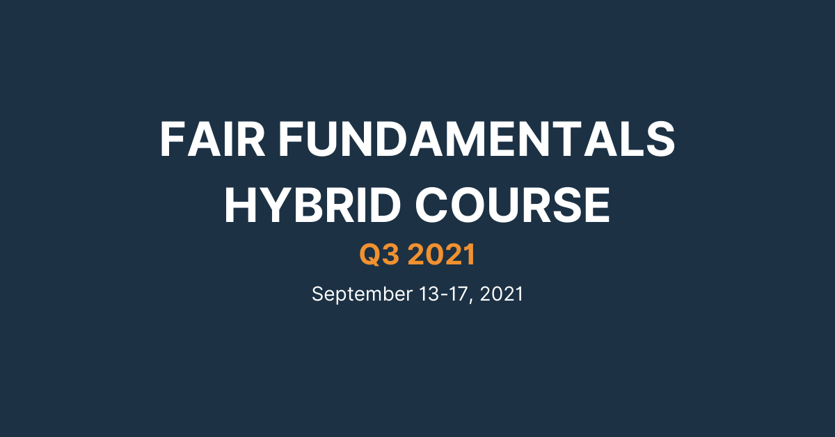 FAIR Fundamentals Hybrid Course